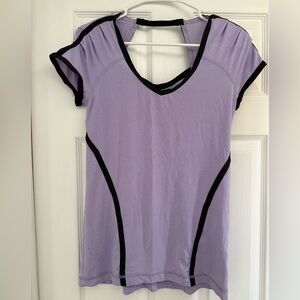 lululemon athletica Lavender Short Sleeve Top